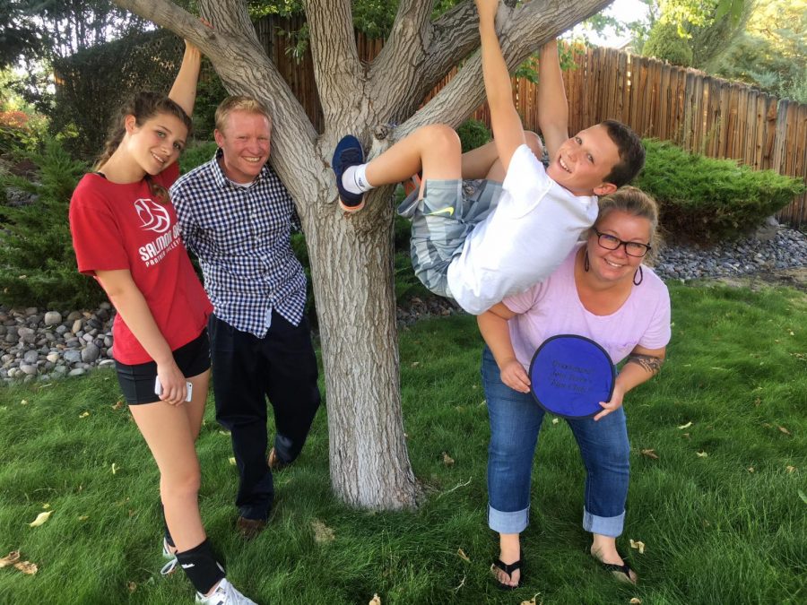 Mr. Mead enjoying time with his family. (Photo courtesy of Mr. Mead)