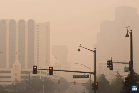 Smoke Rolls Into Reno, Bringing Unhealthy Air Quality With It