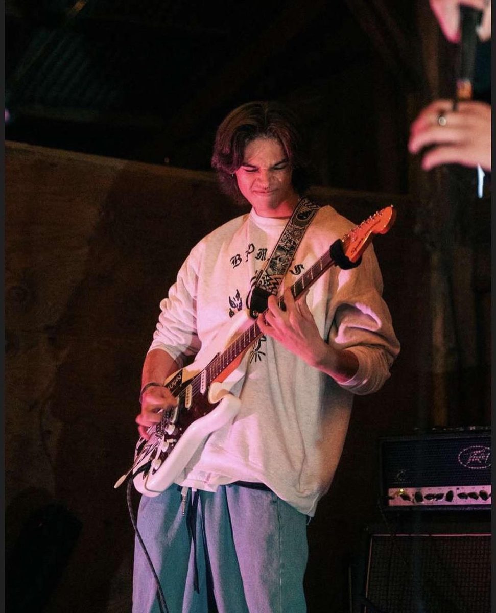 Quinn McCormack 24 shredding in his band indifferent 