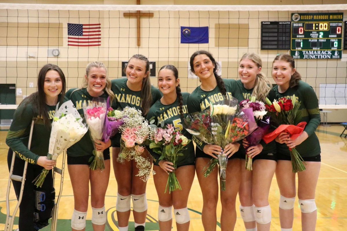 BMCHS Varsity Volleyball Triumphs over Carson High on Senior Night in a Five-Set Game