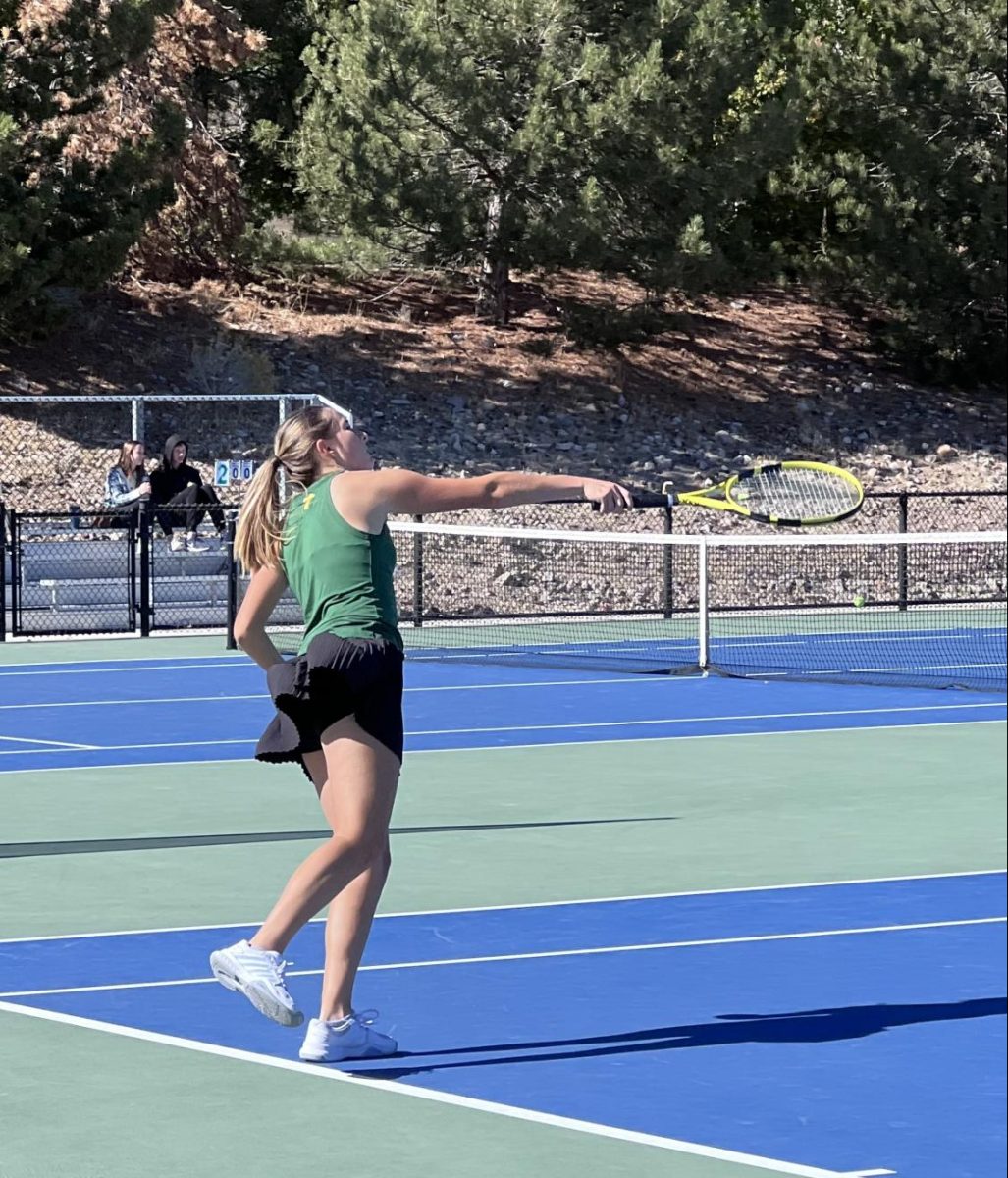 Manogue Tennis Duo, Evans and Quatmann, secure fourth place at State Championships