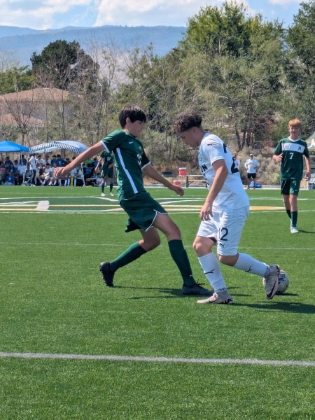 J.V. Boys Soccer Face Off Carson on the Field