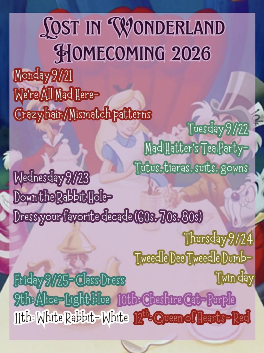 Homecoming Week Takes Manogue Down the Rabbit Hole